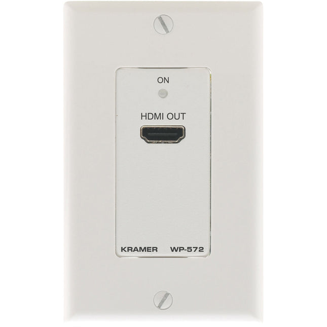 Kramer WP-572 Receptor HDMI de Pared 1-Gang 1080p60 hasta 70m PoC Negro