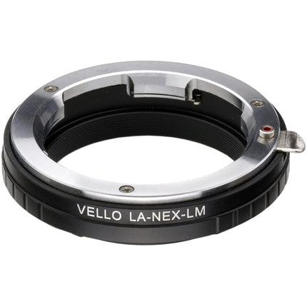 Adaptador de lente Vello Leica M para cámara Sony E con enfoque infinito y interior negro mate