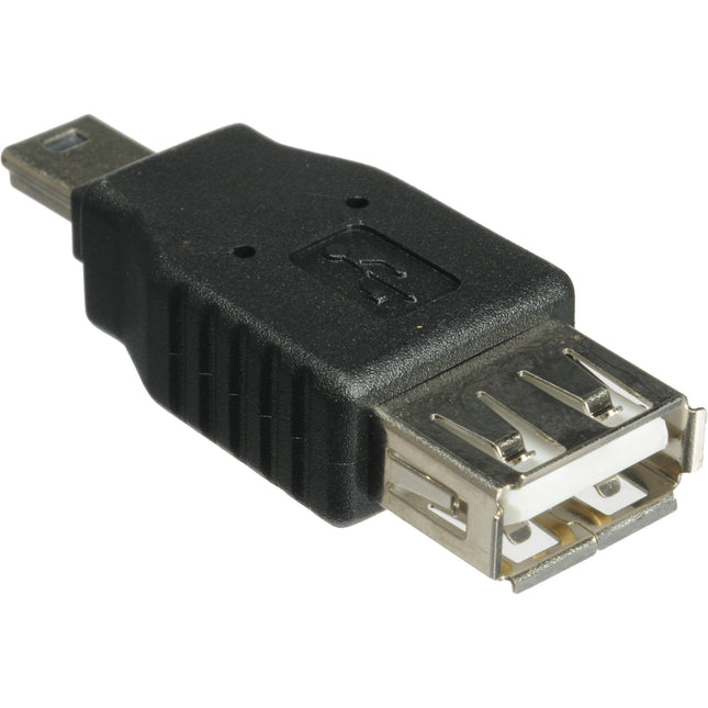 Adaptador USB Tipo A Hembra a Mini B 5 Pines para Transferencia de Datos USB 2.0
