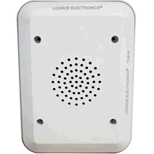 Louroe TLM-W altavoz bidireccional con micrófono blanco  made in USA
