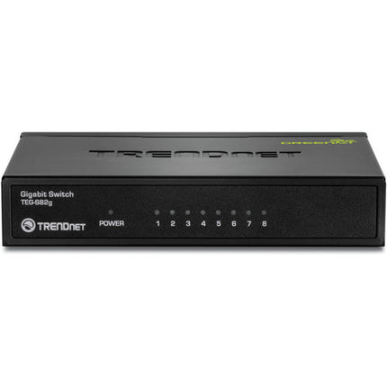 TRENDnet TEG-S82g Switch Gigabit 8 Puertos 16 Gbps Metal Robust
