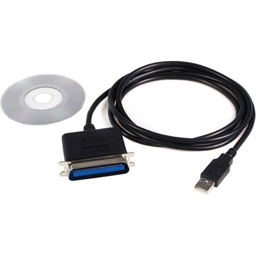 StarTech Cable Adaptador USB a Puerto Paralelo Centronics 1.8m Plug and Play
