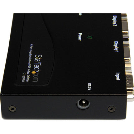 StarTech Splitter VGA 4 puertos alta resolución 2048 x 1536 350 MHz negro