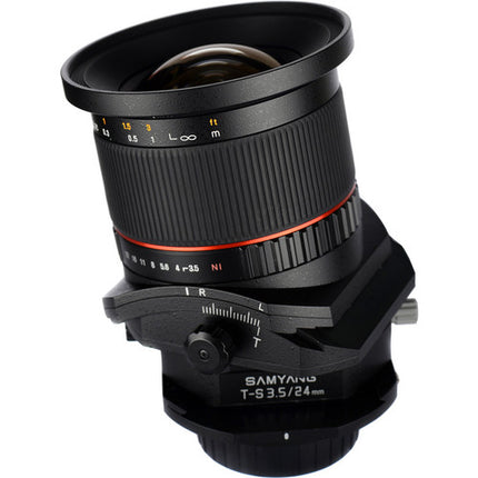 Samyang 24mm f3.5 ED AS UMC Objetivo Tilt-Shift Angulo Amplio 12mm Desplazamiento para Nikon