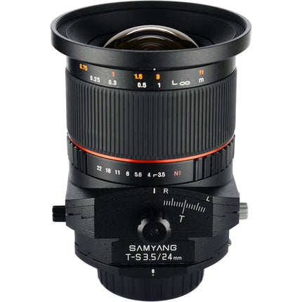 Samyang 24mm f3.5 ED AS UMC Objetivo Tilt-Shift Angulo Amplio 12mm Desplazamiento para Nikon