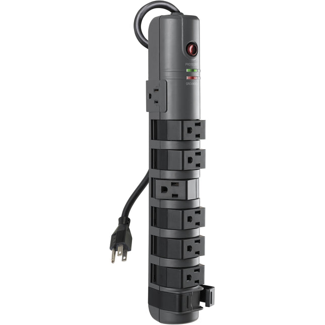 Belkin BP108200-06 Protector de Sobretensión 8 Tomas 1800 Joules 7 Tomas Giratorias