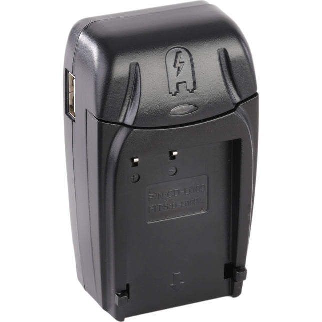 Watson Compact Cargador AC DC para Batería D-LI109 con Enchufe Plegable y Adaptador Euro