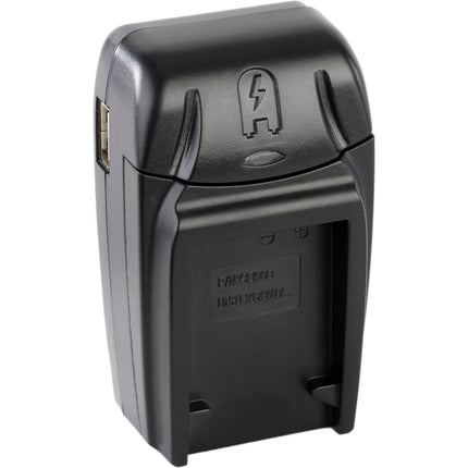 Cargador Compacto AC/DC para Batería LI-90B con Adaptadores Euro y Coche