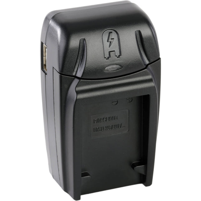 Cargador Compacto AC/DC para Batería LI-90B con Adaptadores Euro y Coche
