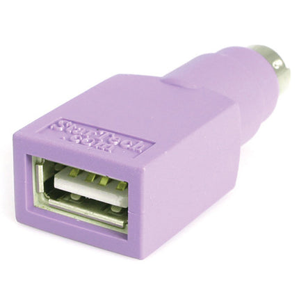 StarTech Adaptador USB Hembra a PS 2 Macho para Teclado 6 Pines