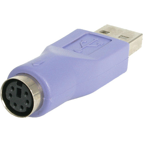 StarTech Adaptador PS/2 Teclado Hembra a USB Macho con Conectores 6 y 4 Pines