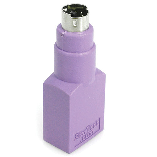StarTech Adaptador USB Hembra a PS 2 Macho para Teclado 6 Pines