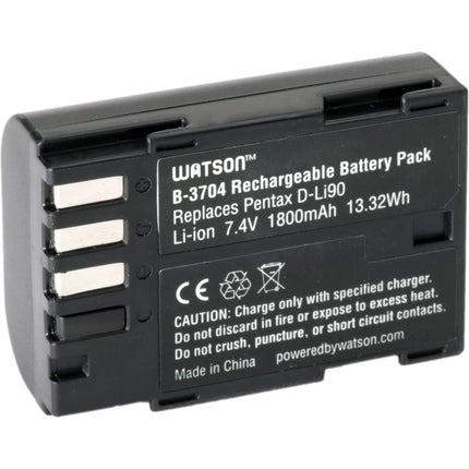 Watson D-Li90 Batería de Litio 7.4V 1800mAh para Pentax con garantía