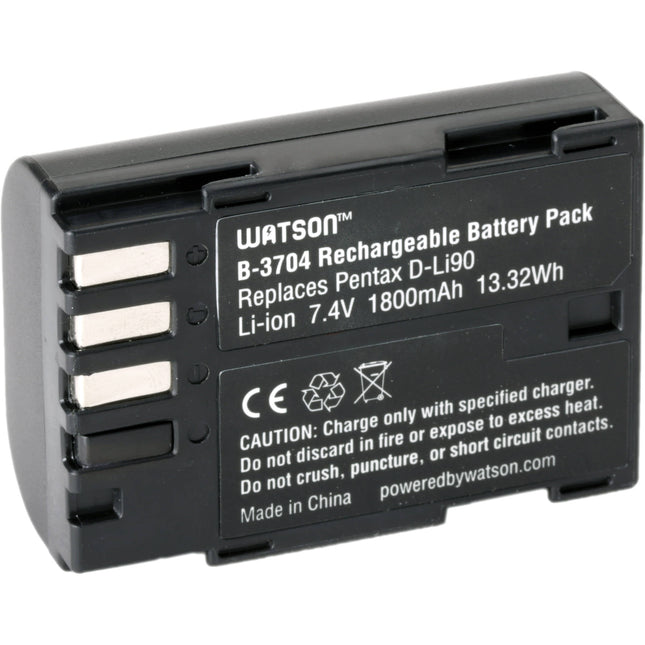 Watson D-Li90 Batería de Litio 7.4V 1800mAh para Pentax con garantía