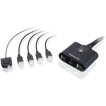 IOGEAR 4x4 USB 2.0 Switch de compartición para 4 ordenadores 480 Mb/s