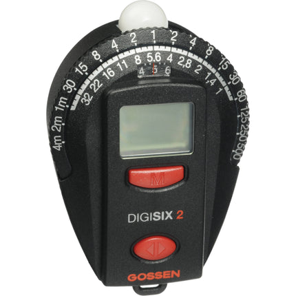 Gossen Digisix 2 Medidor de Luz Ambiental con Rango 0 a +18 EV y Temporizador