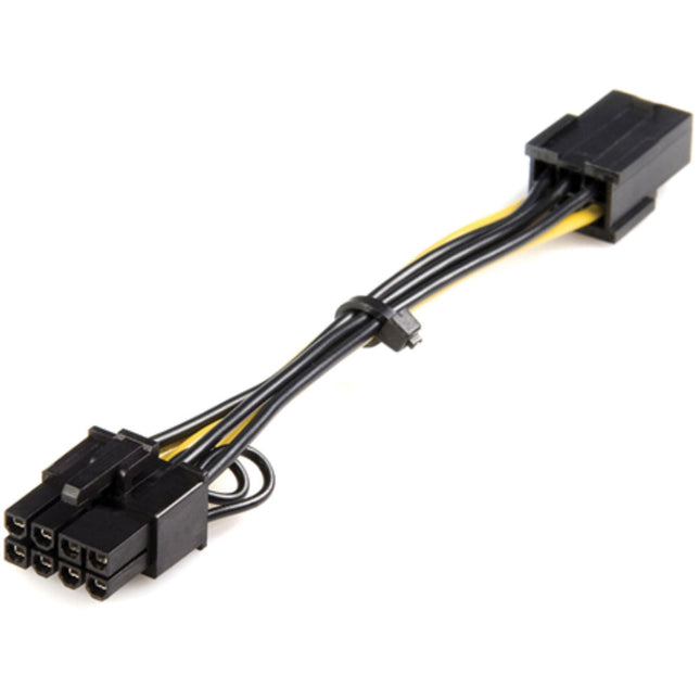 StarTech Cable Adaptador de Alimentación PCIe 6 a 8 Pines con Garantía Limitada