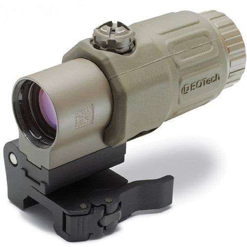 EOTech G33.STS Aumentador 3x con Montura STS y 7mm Elevador Tan