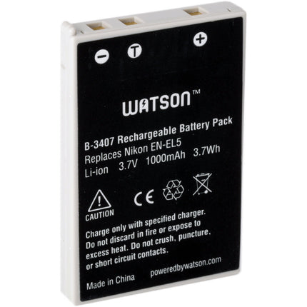 Watson EN-EL5 Batería de iones de litio 3.7V 1000mAh para Nikon con garantía