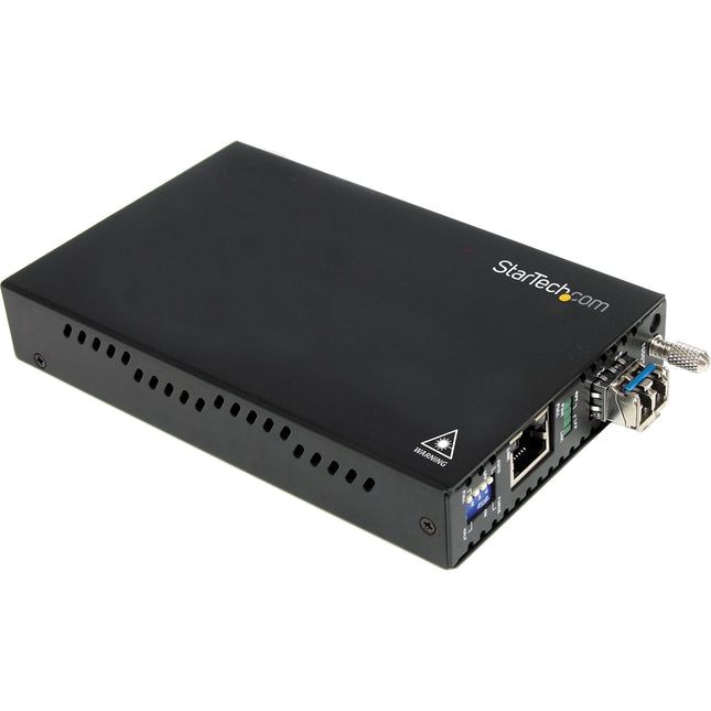 StarTech Conversor de Medios de Fibra Multimodo Gigabit 1000 Mb/s con Conector LC Negro