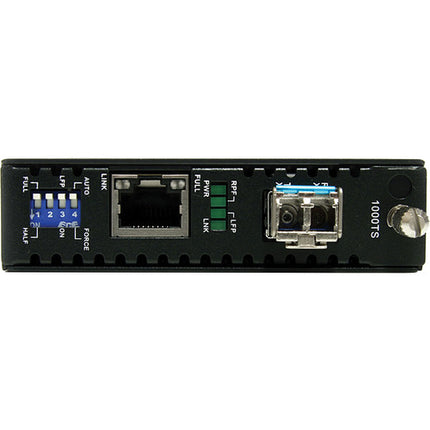 StarTech Conversor de Medios de Fibra Multimodo Gigabit 1000 Mb/s con Conector LC Negro