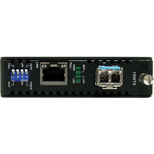 StarTech Conversor de Medios de Fibra Multimodo Gigabit 1000 Mb/s con Conector LC Negro