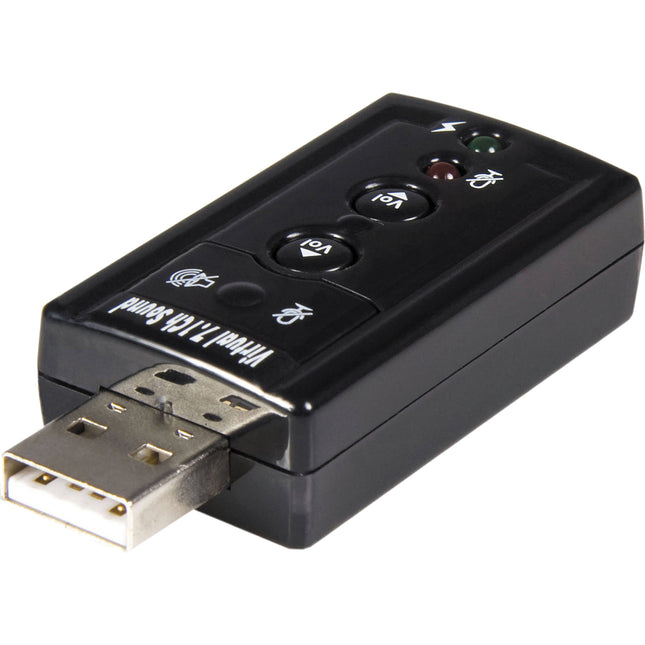 StarTech Virtual 7.1 Adaptador de Audio USB 2.0 con Micrófono y Volumen