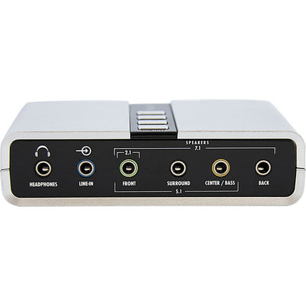StarTech 7.1 USB Adaptador de Audio Externo Sonido Surround 7.1 2 SPDIF 8 Mini-jack