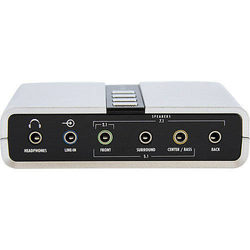 StarTech 7.1 USB Adaptador de Audio Externo Sonido Surround 7.1 2 SPDIF 8 Mini-jack