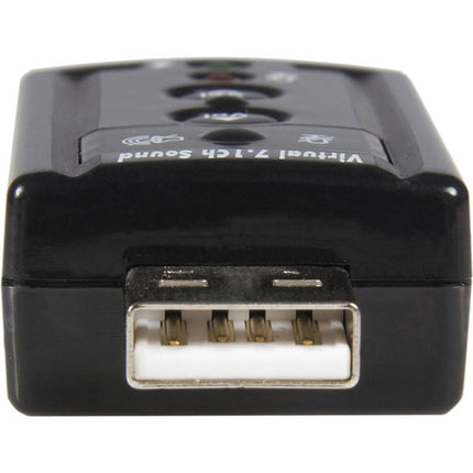 StarTech Virtual 7.1 Adaptador de Audio USB 2.0 con Micrófono y Volumen