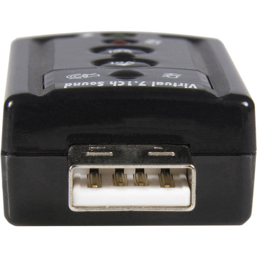 StarTech Virtual 7.1 Adaptador de Audio USB 2.0 con Micrófono y Volumen