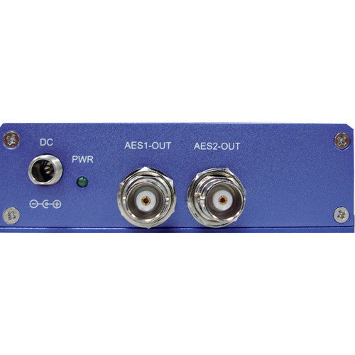 Gra-Vue MIO AD-AUD Convertidor de Audio Analógico a AES con Adaptador de Energía