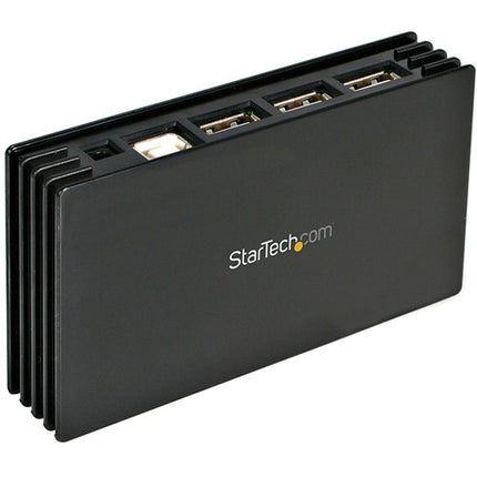 StarTech Hub USB 2.0 Compacto de 7 Puertos con Velocidad de 480 Mb/s y Adaptador de Alimentación