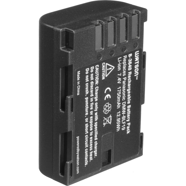 Watson DMW-BLF19 Batería de Litio 7.4V 1750mAh reemplazo Panasonic Sigma