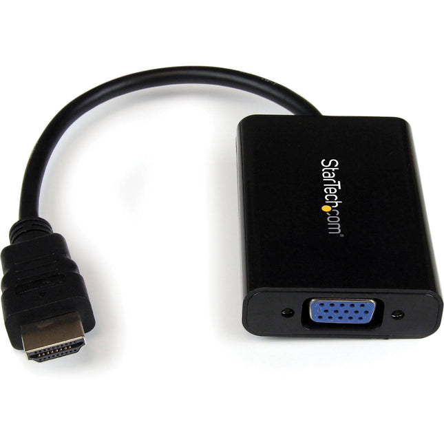 StarTech Convertidor HDMI a VGA con Audio Resolución 1920x1200 3.5mm Jack USB