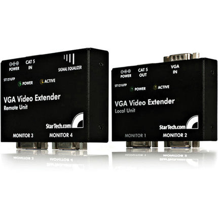 StarTech ST121UTP Extensor de video VGA sobre Cat5 con adaptador y soporte