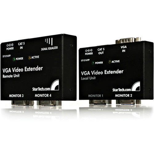 StarTech ST121UTP Extensor de video VGA sobre Cat5 con adaptador y soporte