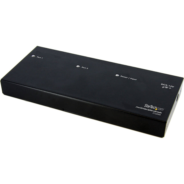 StarTech ST122DVIA Divisor de Video DVI 2 Puertos con Audio y Adaptador Universal