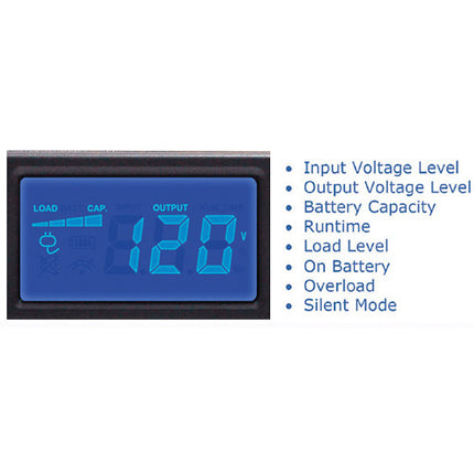 CyberPower OR1500LCDRM1U SAI inteligente LCD 1500VA 900W 1U rack mount
