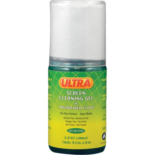 ULTRA SCREEN CLEANER Gel Limpiador Pantallas 6.8 oz Paño Microfibra