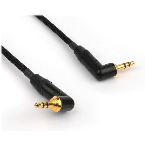 Remote Audio Cable Estéreo Jumper 3.5mm Ángulo Recto 10" Braided Sleeve