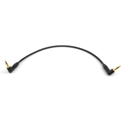 Remote Audio Cable Estéreo Jumper 3.5mm Ángulo Recto 10" Braided Sleeve