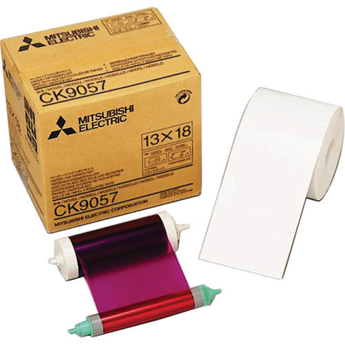 Mitsubishi 5.0" Papel y Plancha para Impresora CP-9550DW 350 Impresiones