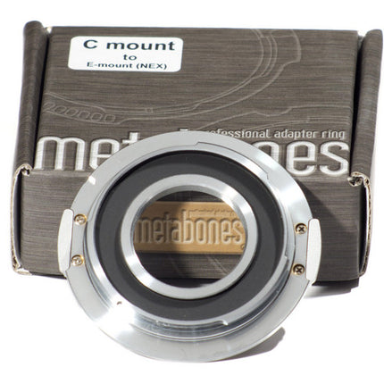 Metabones Adaptador Montura Lente C-Mount a Sony NEX Cromado