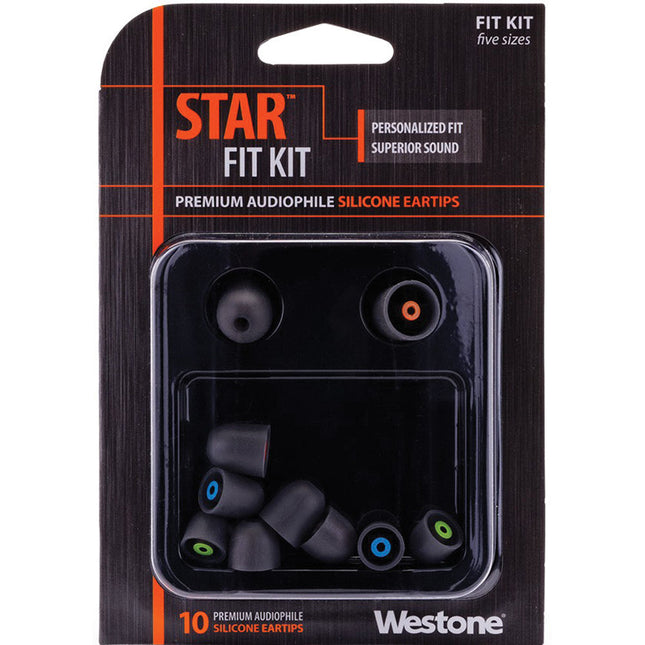 Westone Audio STAR Tapones de Silicona Premium 5 Pares Tallas Surtidas
