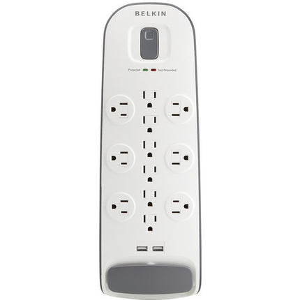 Belkin BV112050-06 protector de sobretensión 12 tomas 3996 joules USB blanco