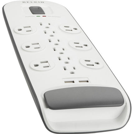 Belkin BV112050-06 protector de sobretensión 12 tomas 3996 joules USB blanco
