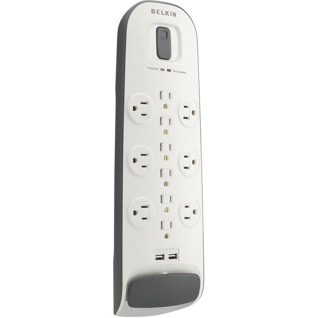 Belkin BV112050-06 protector de sobretensión 12 tomas 3996 joules USB blanco
