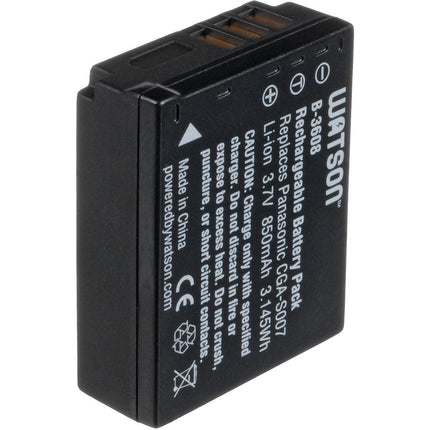 Watson CGA-S007 Batería de Litio 3.7V 850mAh para Panasonic batería de repuesto