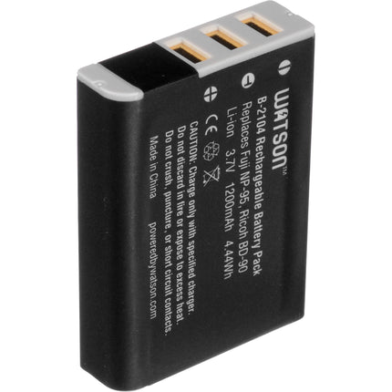 Watson NP-95 Pilas de Ion de Litio 3.7V 1200mAh Reemplazo para Fujifilm y Ricoh
